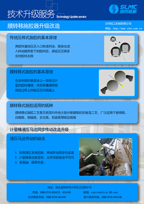 膜转移施胶器升级改造
